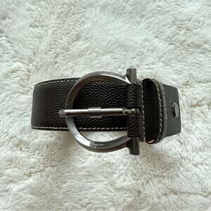 Salvatore Ferragamo  stingray genuine leather  belt size 67 Authentic Retail 950